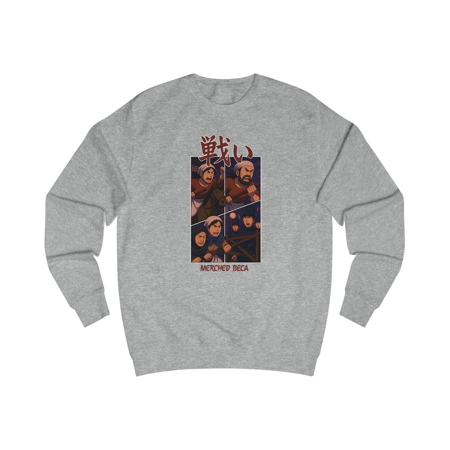 Vintage Anime Style "Merched Beca" Crewneck (Rebecca Riots)