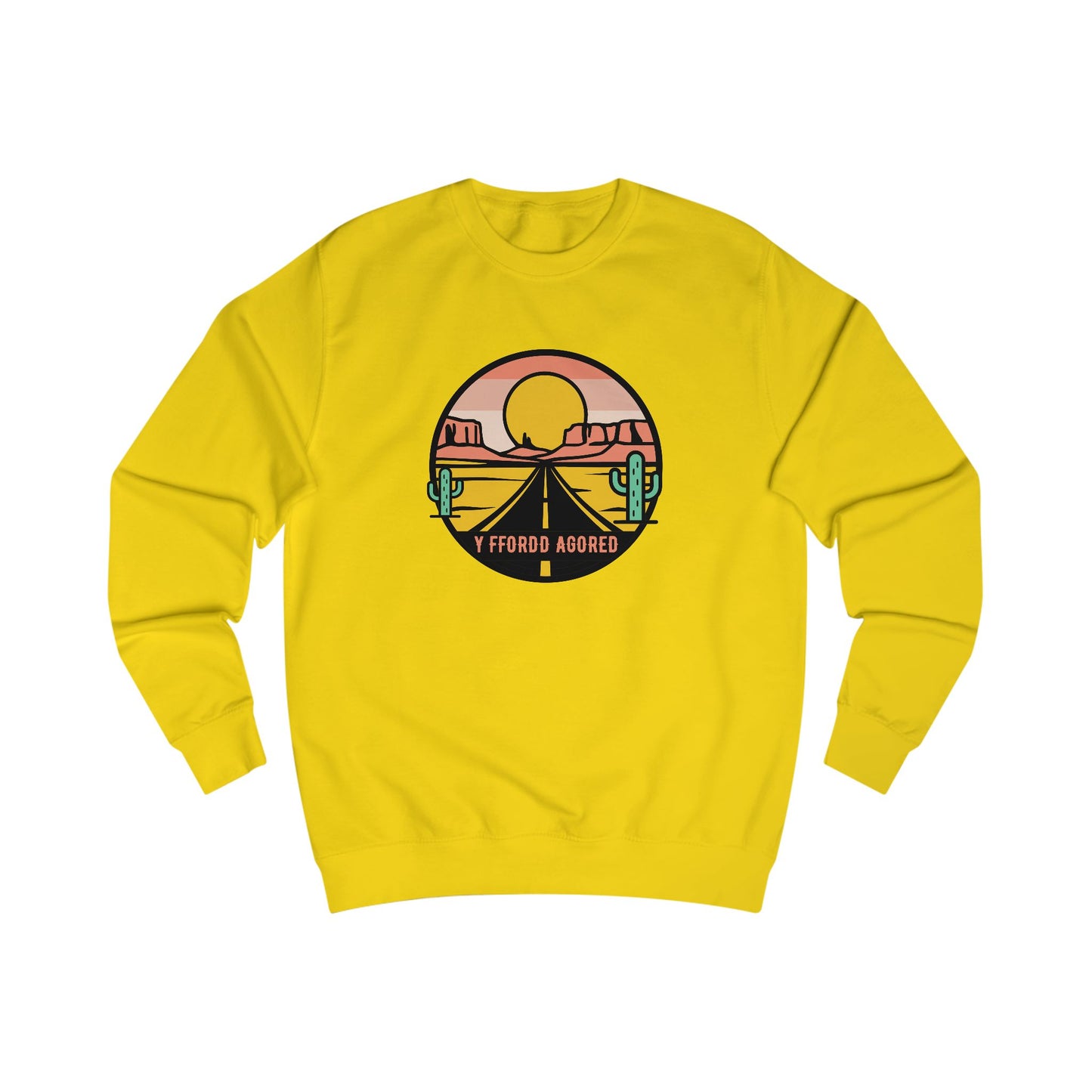 Desert Sunset Unisex Jumper – 'Y Ffordd Agored'