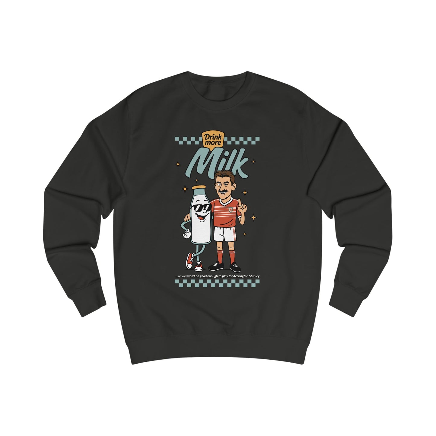 Retro Milk Advert Unisex Jumper - Ian Rush Inspired