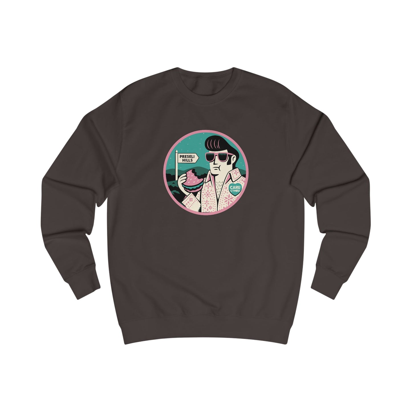 Retro Elvis Preseli Hills (Pembrokeshire) Sweatshirt