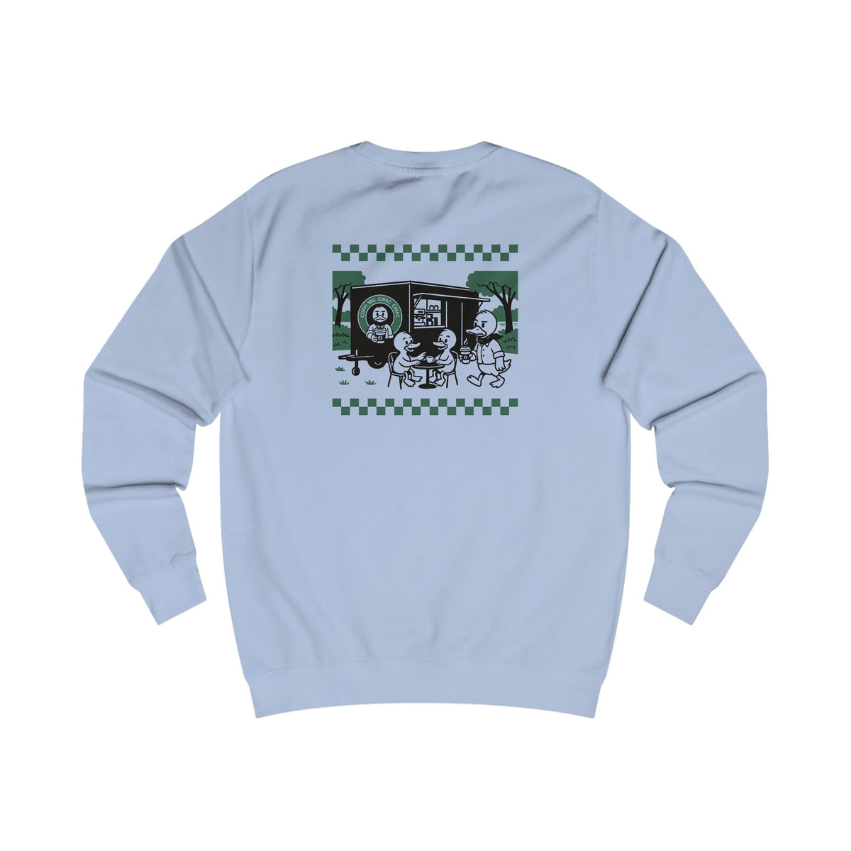 Unisex Wil Cwac Cwac Inspired Retro Coffee Unisex Jumper (Double Sided)