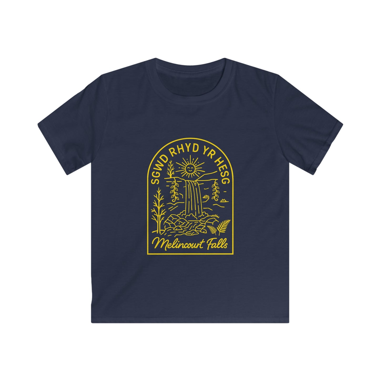 Kids 'Sgwd Rhyd Yn Hesg' Melincourt Falls Waterfall Graphic
