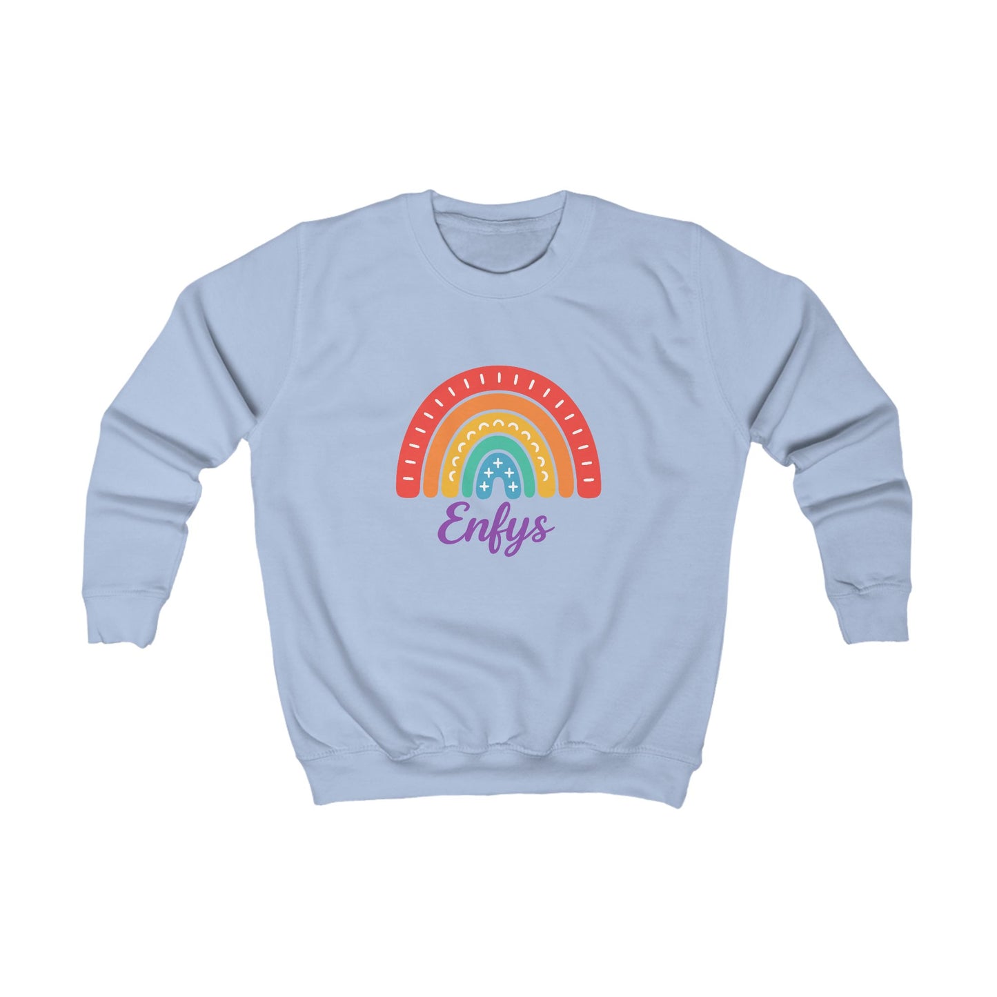 Kids Welsh Rainbow Jumper - 'Enfys'