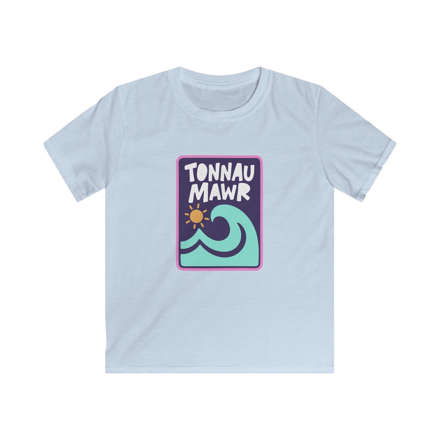 'Tonnau Mawr' Kids T-Shirt – Big Waves Graphic Tee
