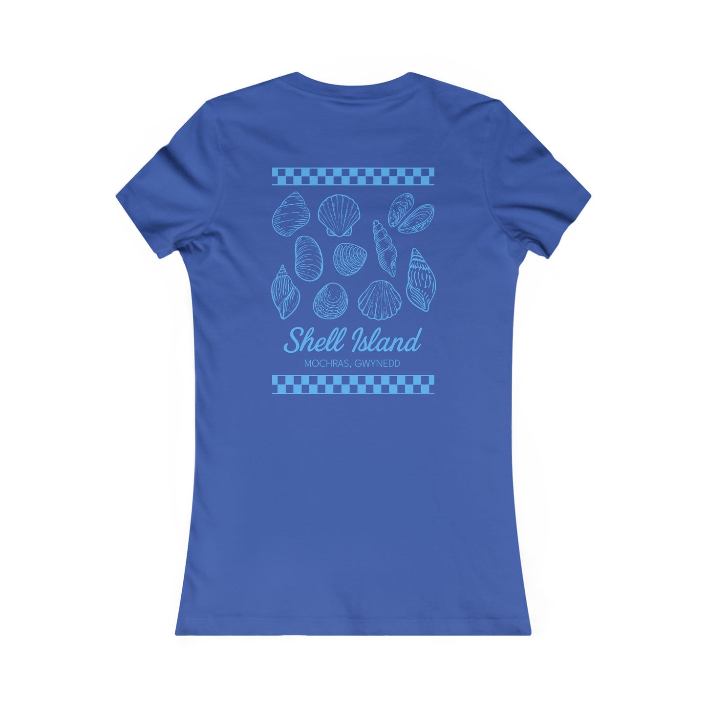 Women's Shell Island Tee - Beach Seashell Graphic (Double Sided)