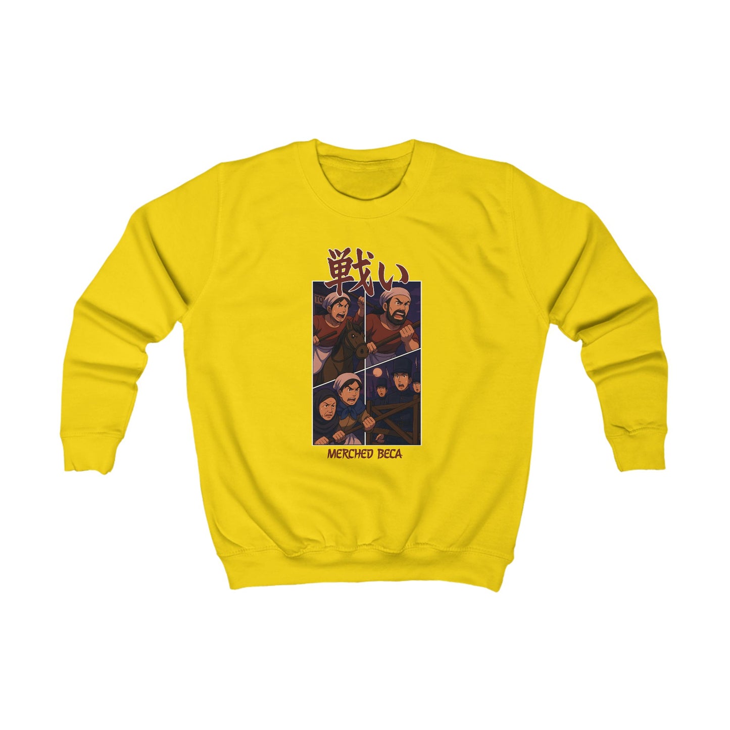 Kids "Merched Beca" Anime Crewneck (Rebecca Riots)