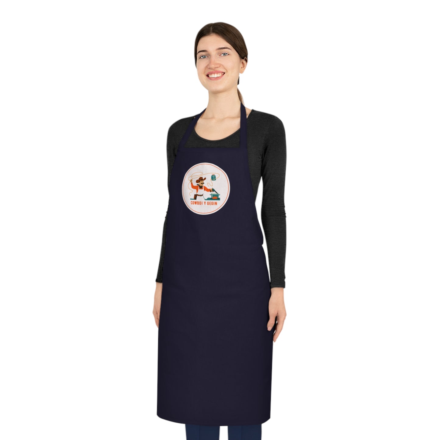 'Cowboi Y Gegin' Retro Chef Apron - Kitchen Cowboy