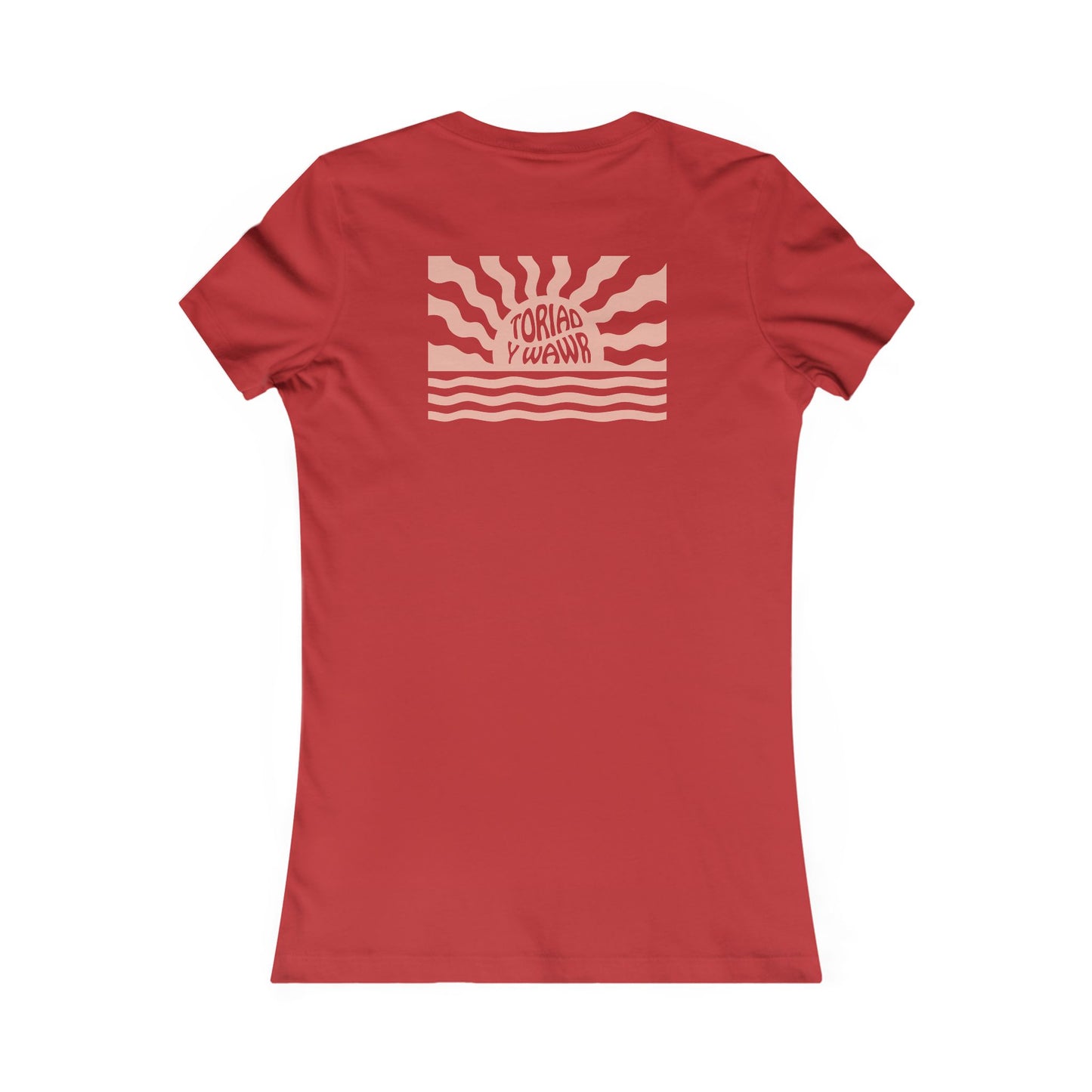 Women's 'Toriad Y Wawr' Tee - Retro Sunrise