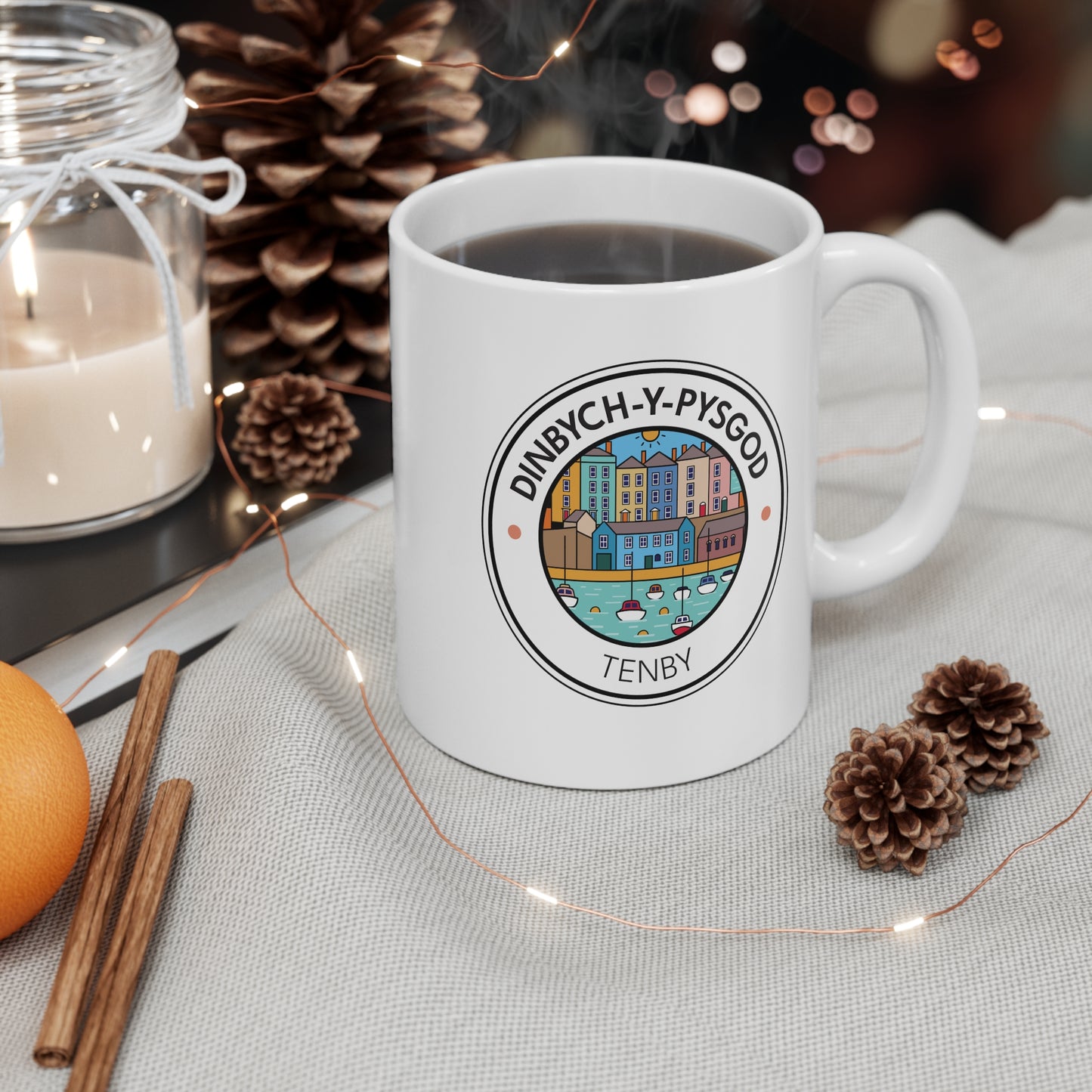Tenby Harbour Mug — Dinbych-y-Pysgod