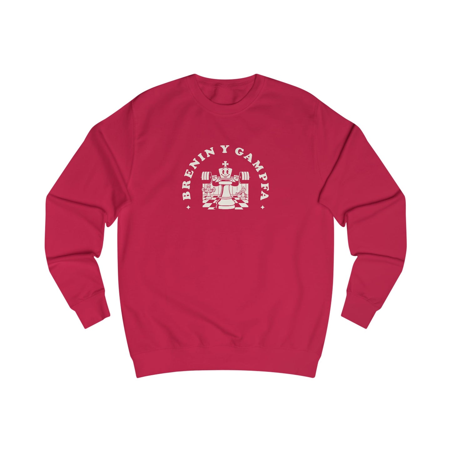 Vintage Welsh Gym Sweatshirt - 'Brenin Y Gampfa' (Unisex)