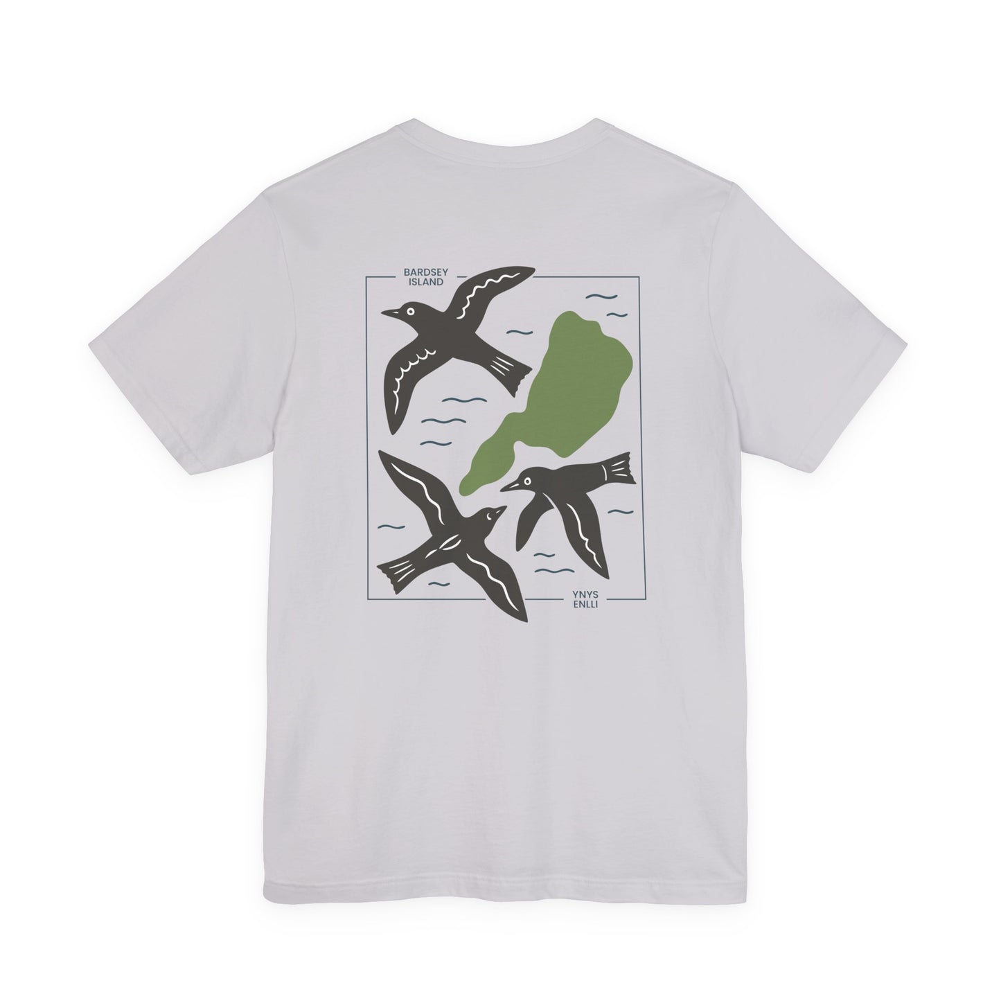 Bardsey Island Graphic Unisex T-Shirt - (Ynys Enlli) - Double Sided