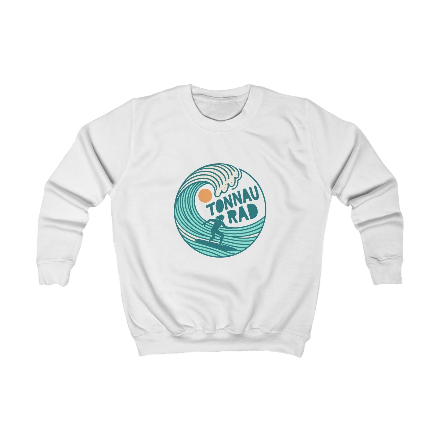 Kids Surf Sweatshirt - 'Tonnau Rad'