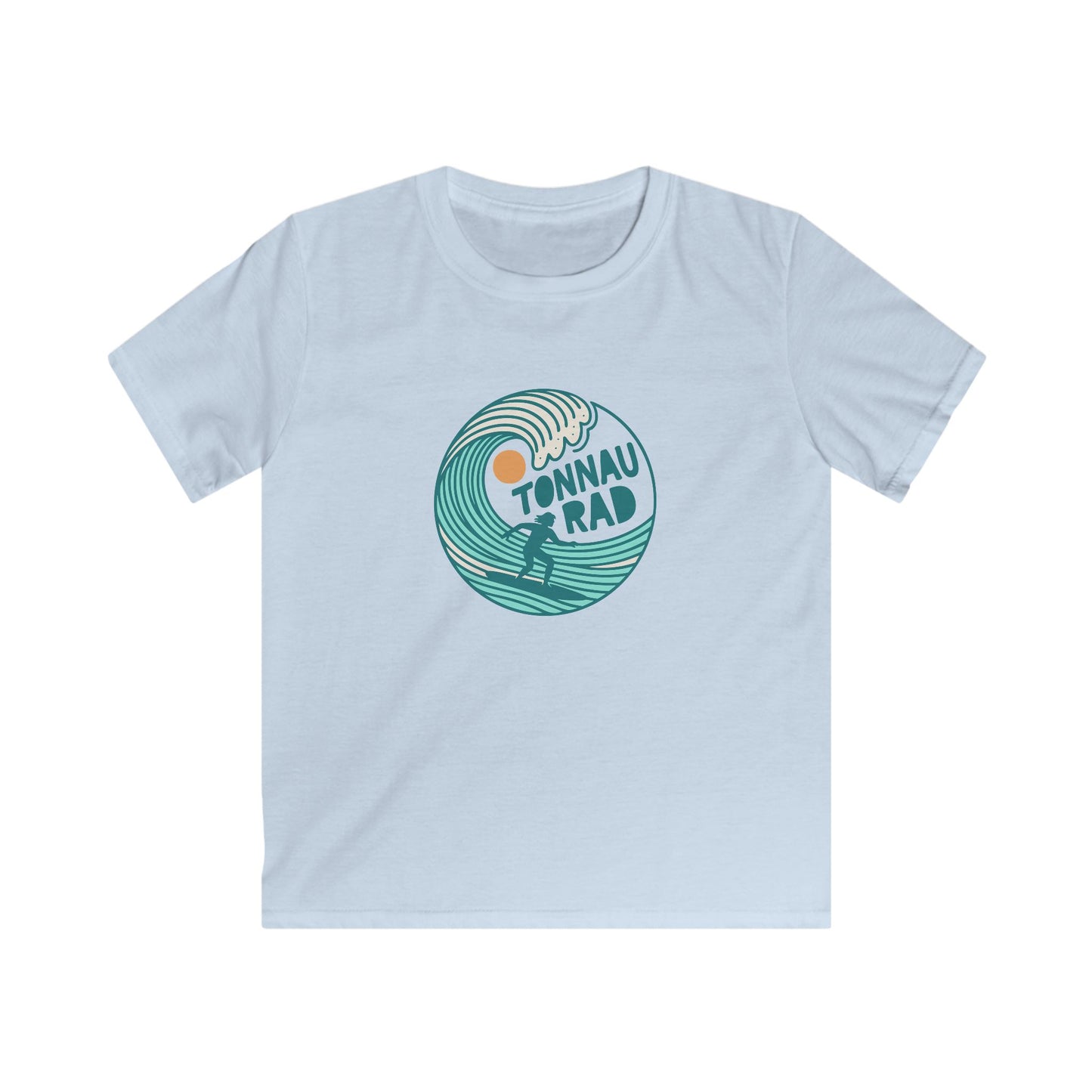 'Tonnau Rad' Kids Welsh Surf T-Shirt