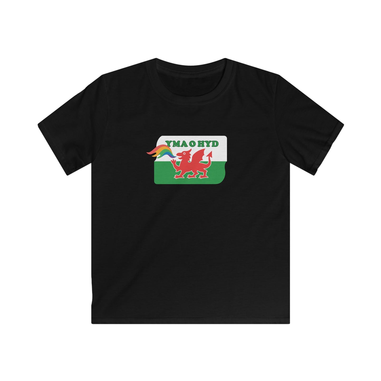 Kids "Yma O Hyd" Dragon Rainbow Tee