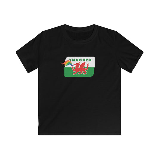 Kids "Yma O Hyd" Dragon Rainbow Tee