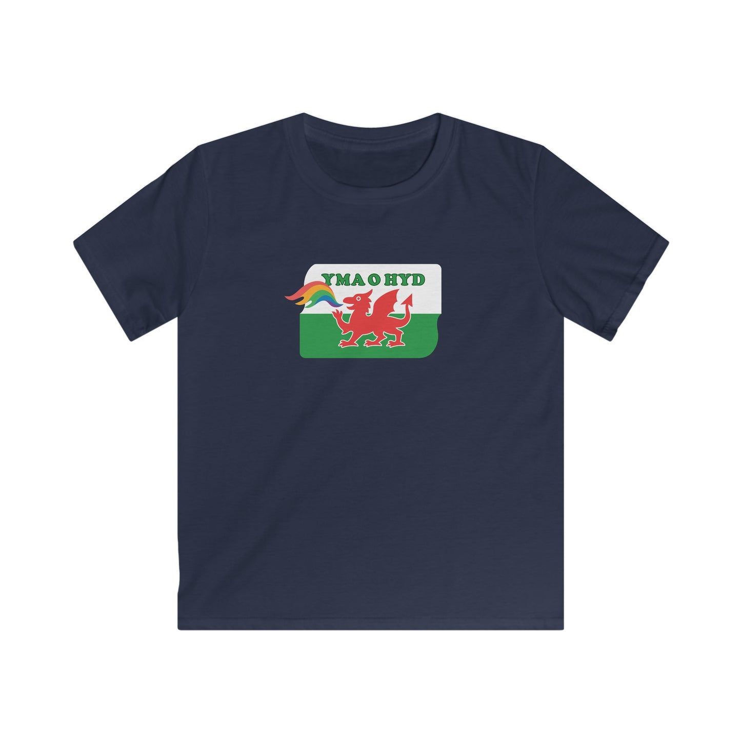 Kids "Yma O Hyd" Dragon Rainbow Tee