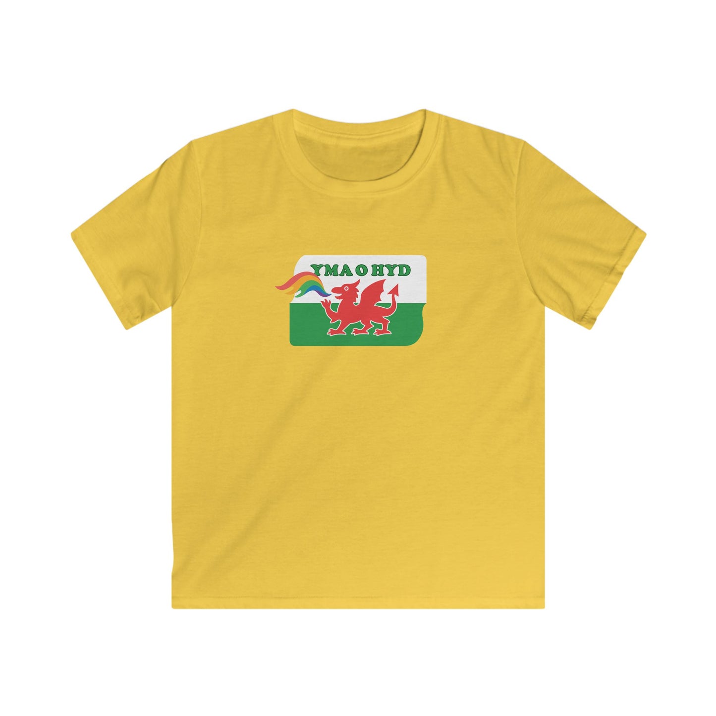 Kids "Yma O Hyd" Dragon Rainbow Tee