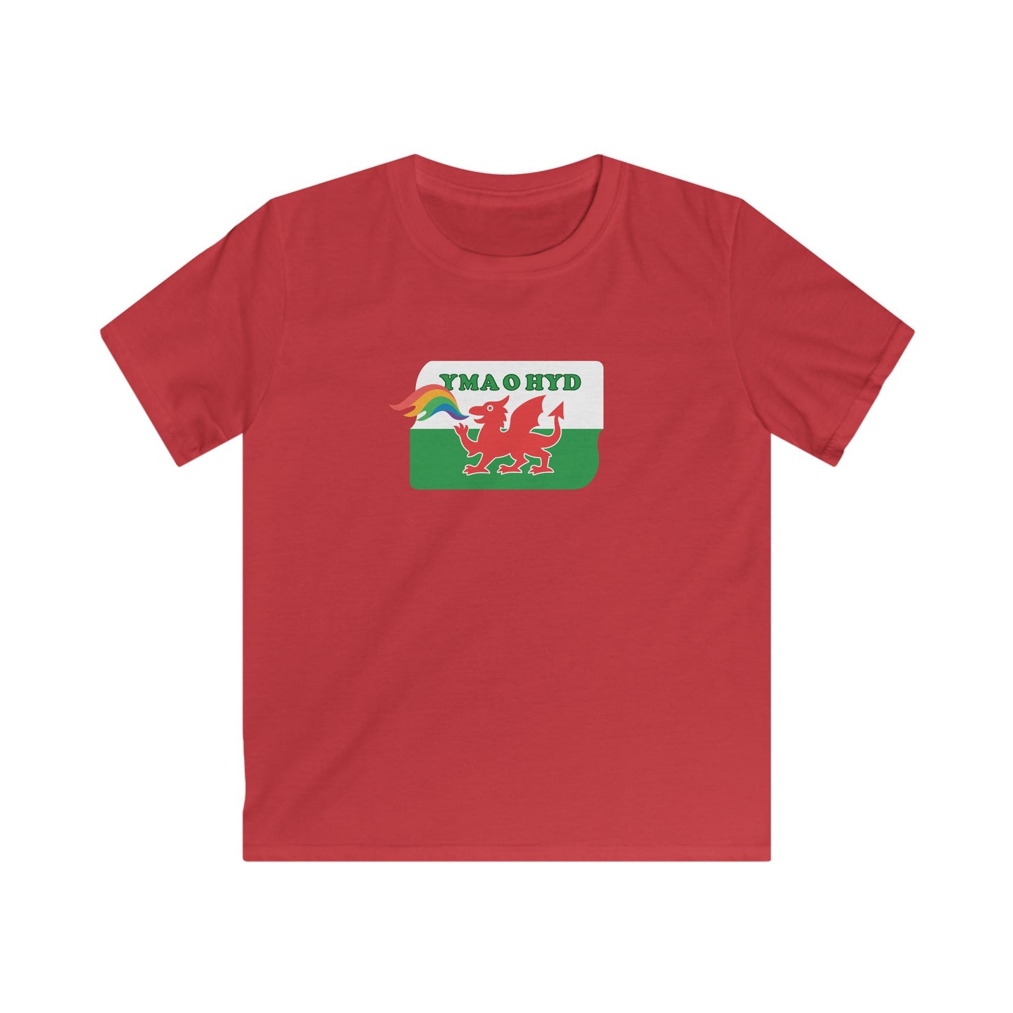 Kids "Yma O Hyd" Dragon Rainbow Tee