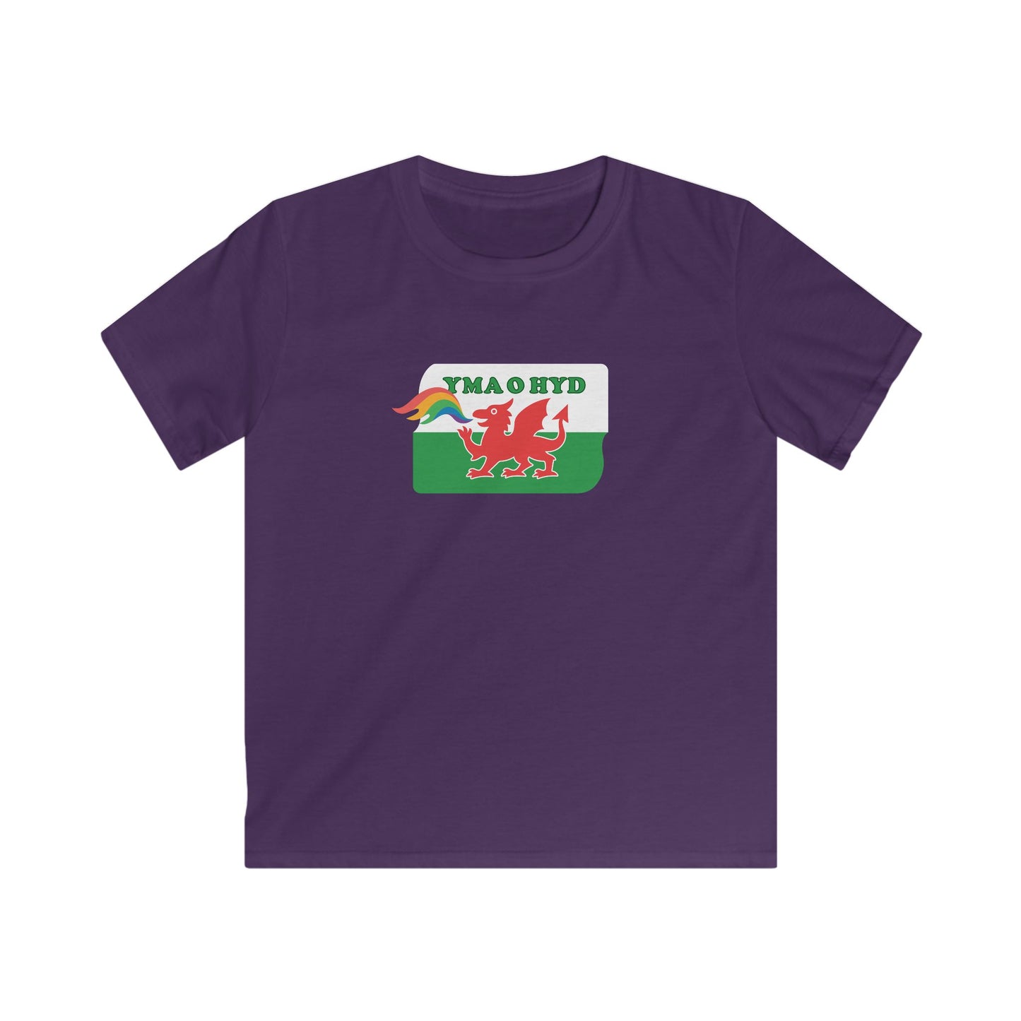 Kids "Yma O Hyd" Dragon Rainbow Tee