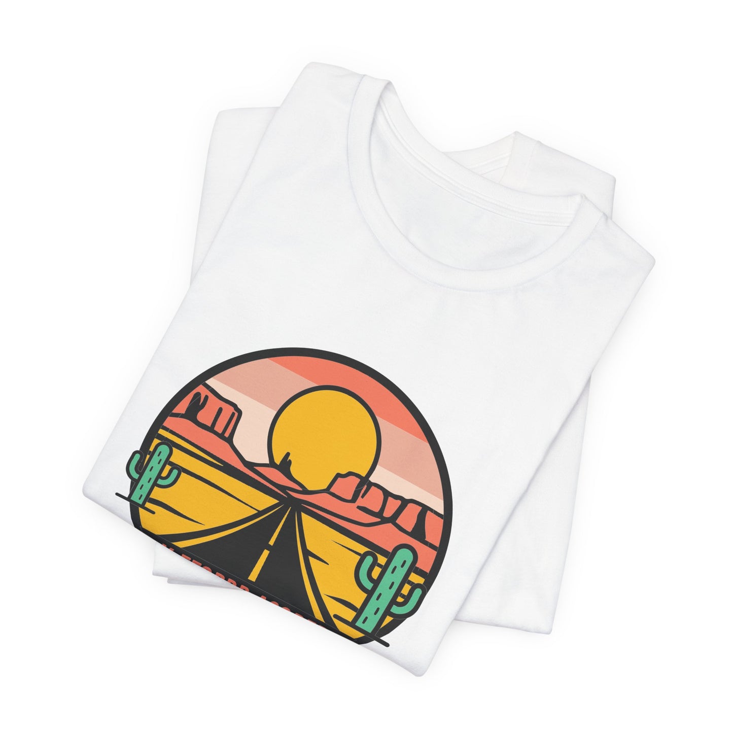 Welsh Road Trip Sunset T‑Shirt (Unisex) - 'Y Ffordd Agored'