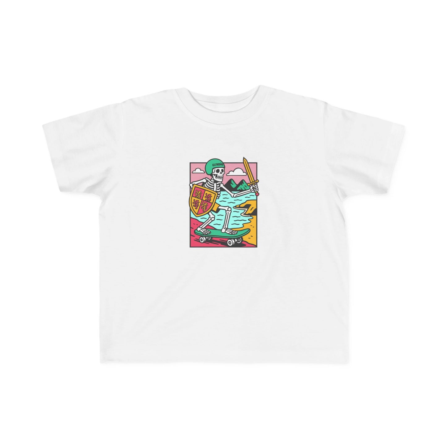 Toddler Owain Glyndŵr Skateboard T-Shirt