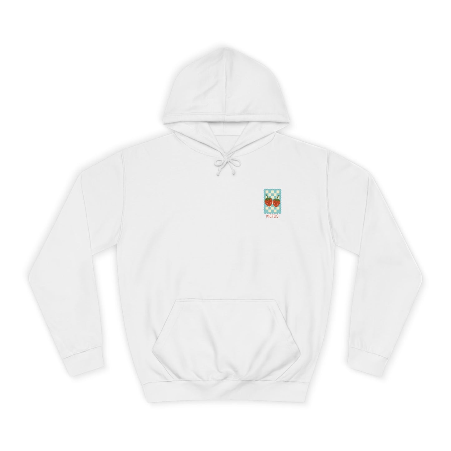 Retro Strawberry Hoodie — "Mefys"