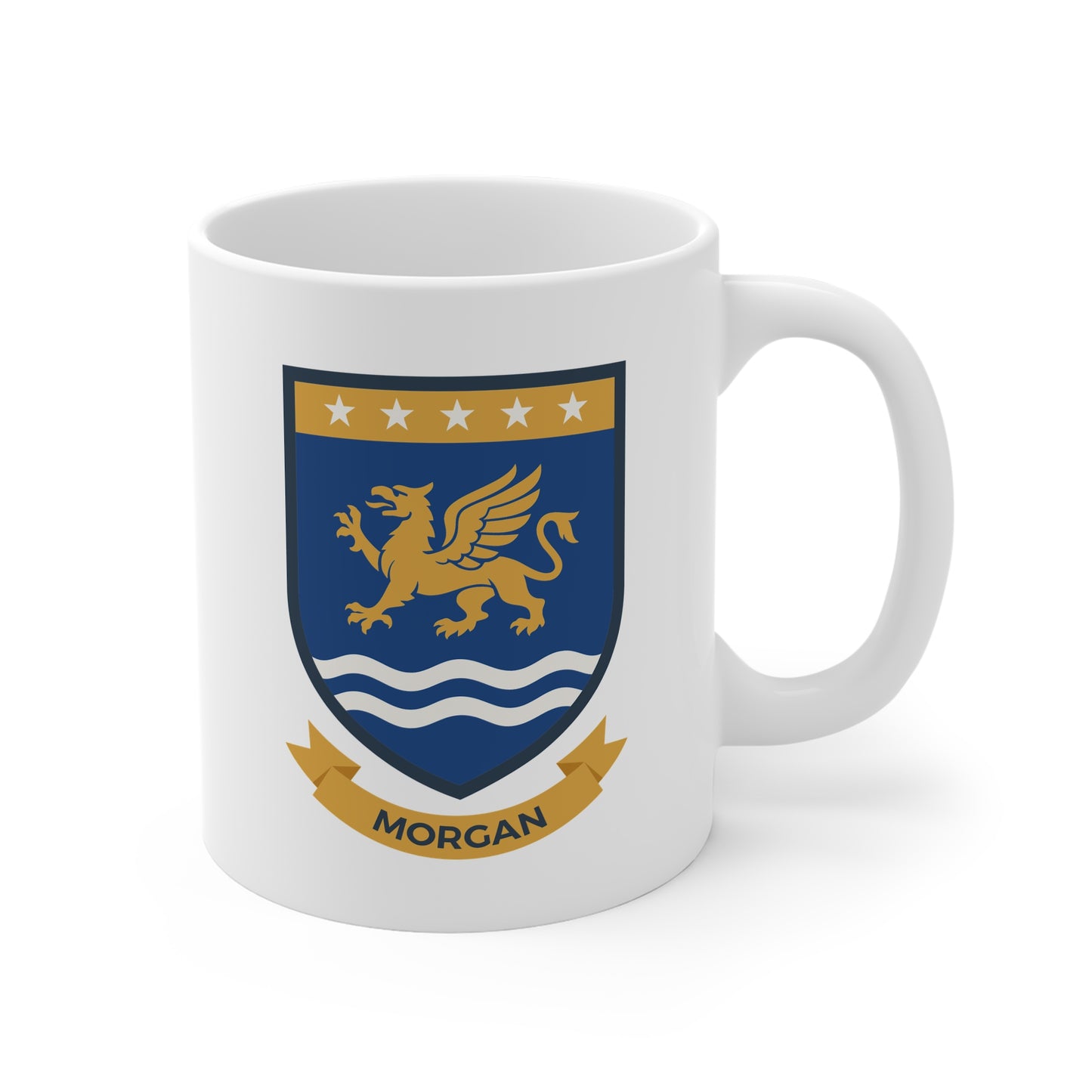 Morgan Family Crest Mug - Welsh Heraldry