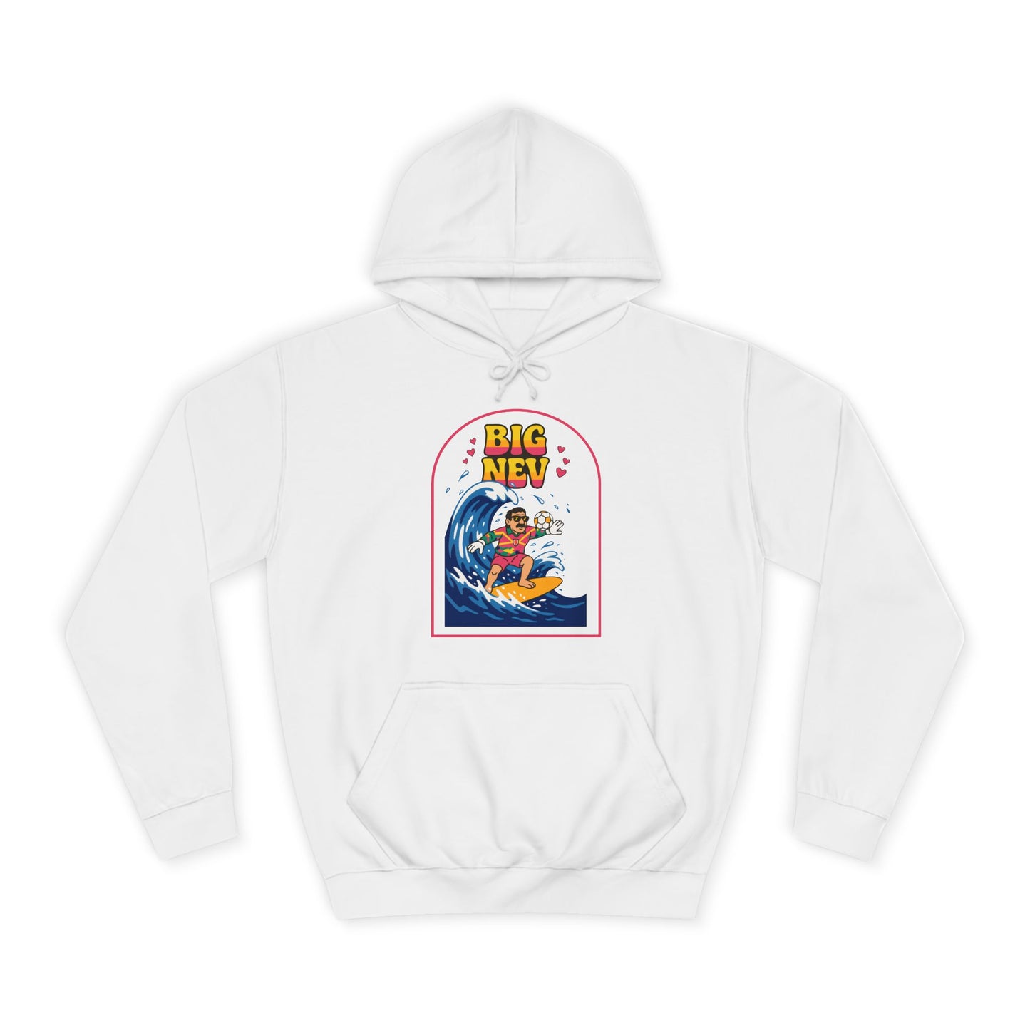 Neville Southall Retro Surfing  Hoodie (Unisex)