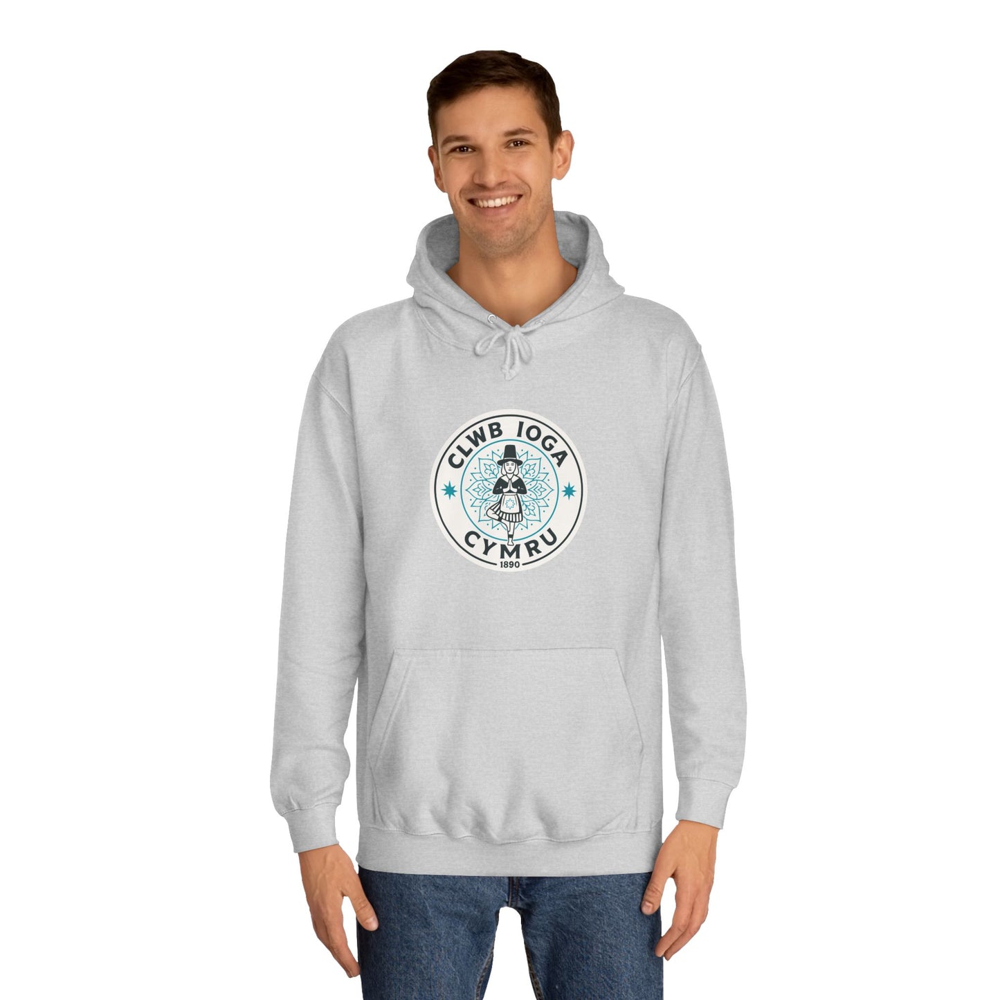 "Clwb Ioga Cymru" Vintage Unisex Hoodie