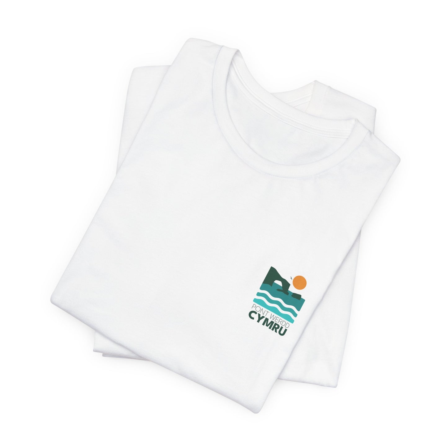 Pont Werdd Cymru Coastal Wave T-Shirt (Unisex)