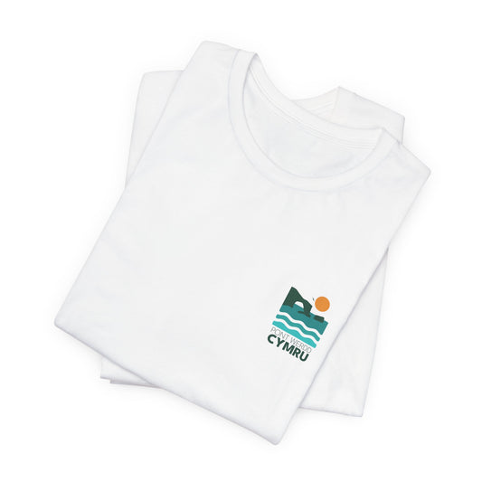 Pont Werdd Cymru Coastal Wave T-Shirt (Unisex)