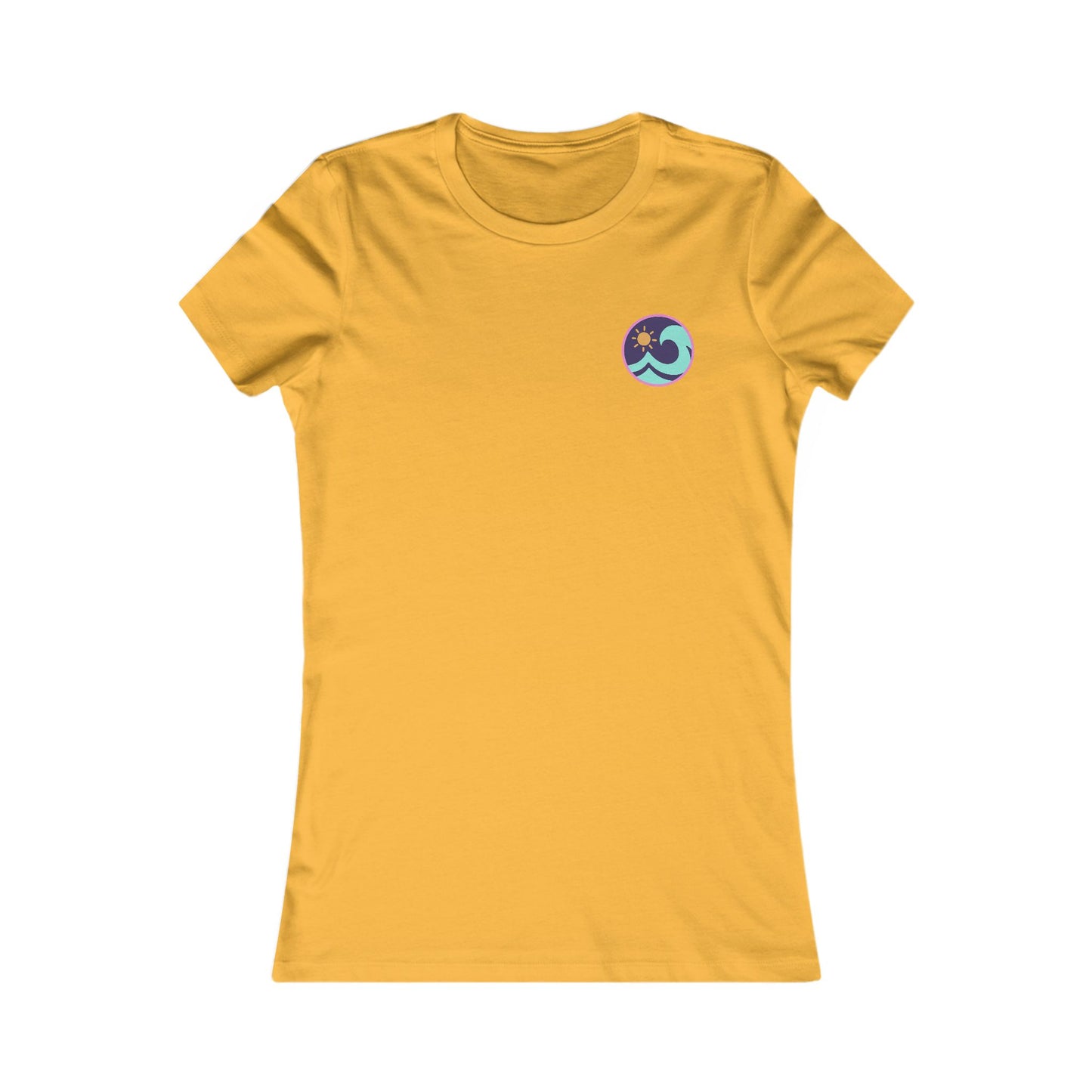 Women's Beach T-Shirt — 'Tonnau Mawr' Wave Graphic