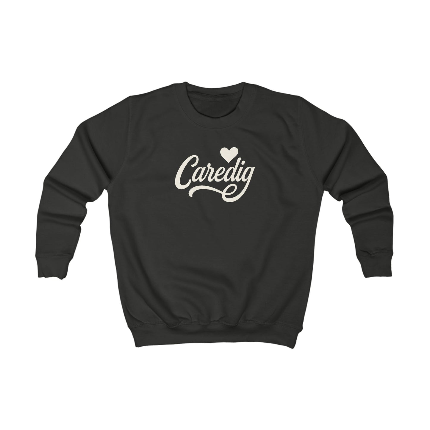 Kids "Caredig" Jumper  - Heart Graphic