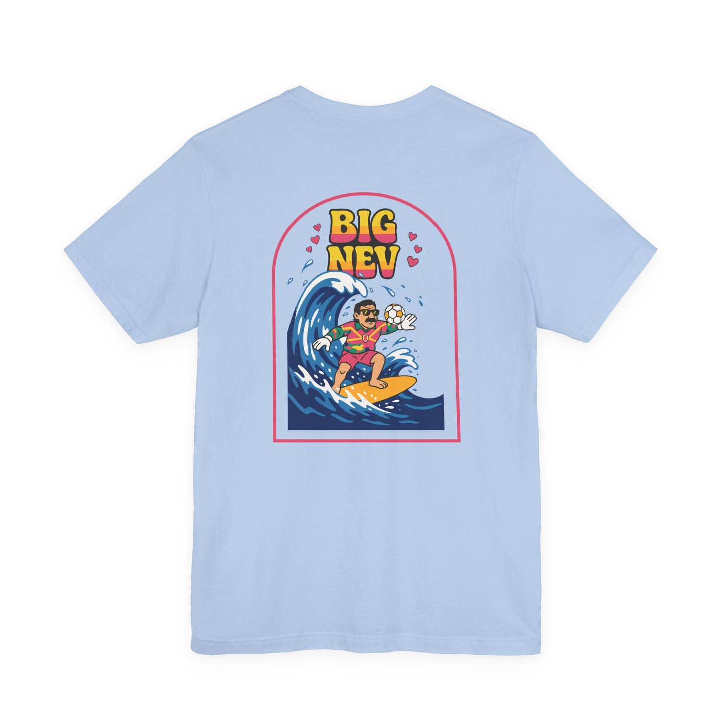 'Big Nev' Surf Graphic Tee — Double Sided