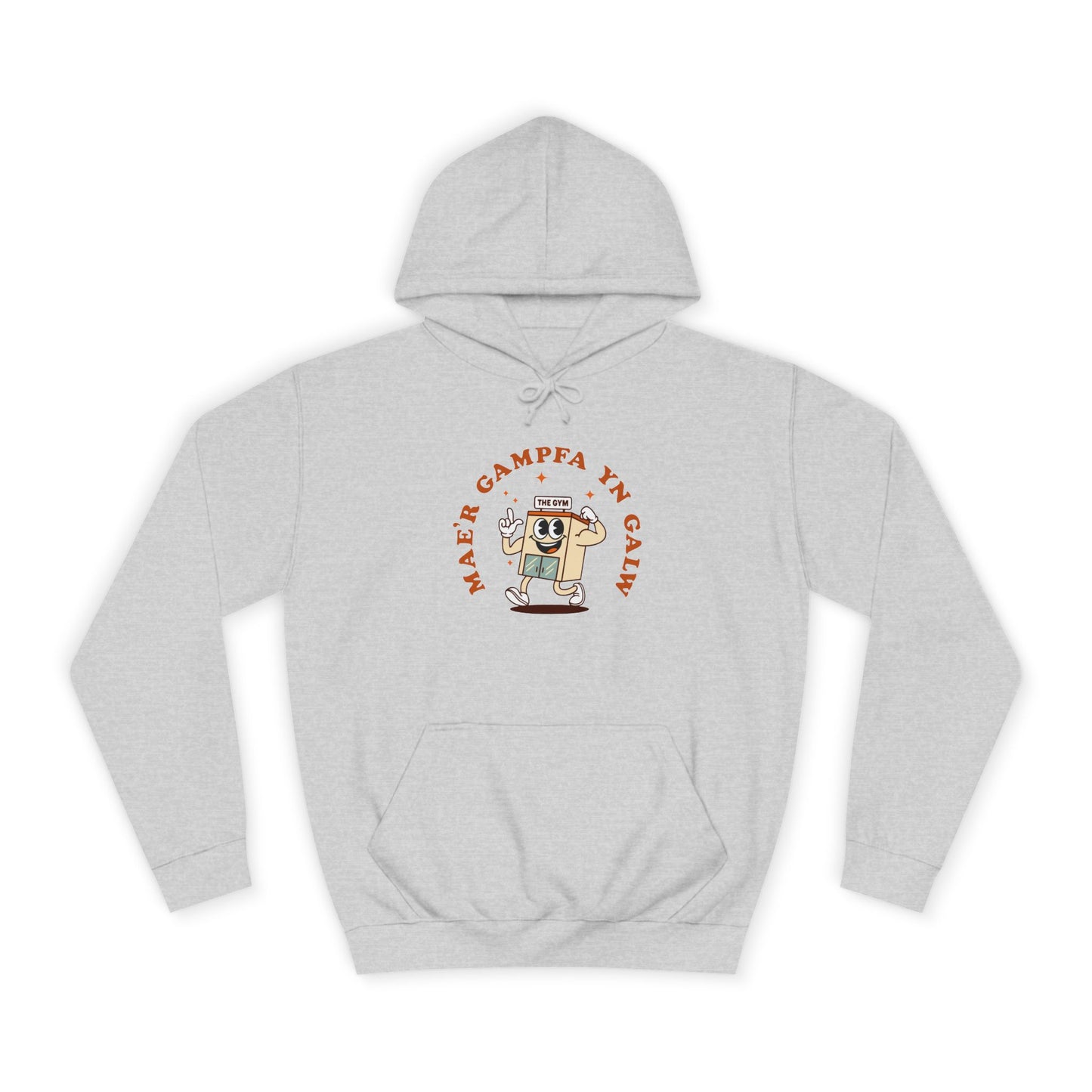 'Gampfa Yn Galw' Unisex Retro Gym Hoodie