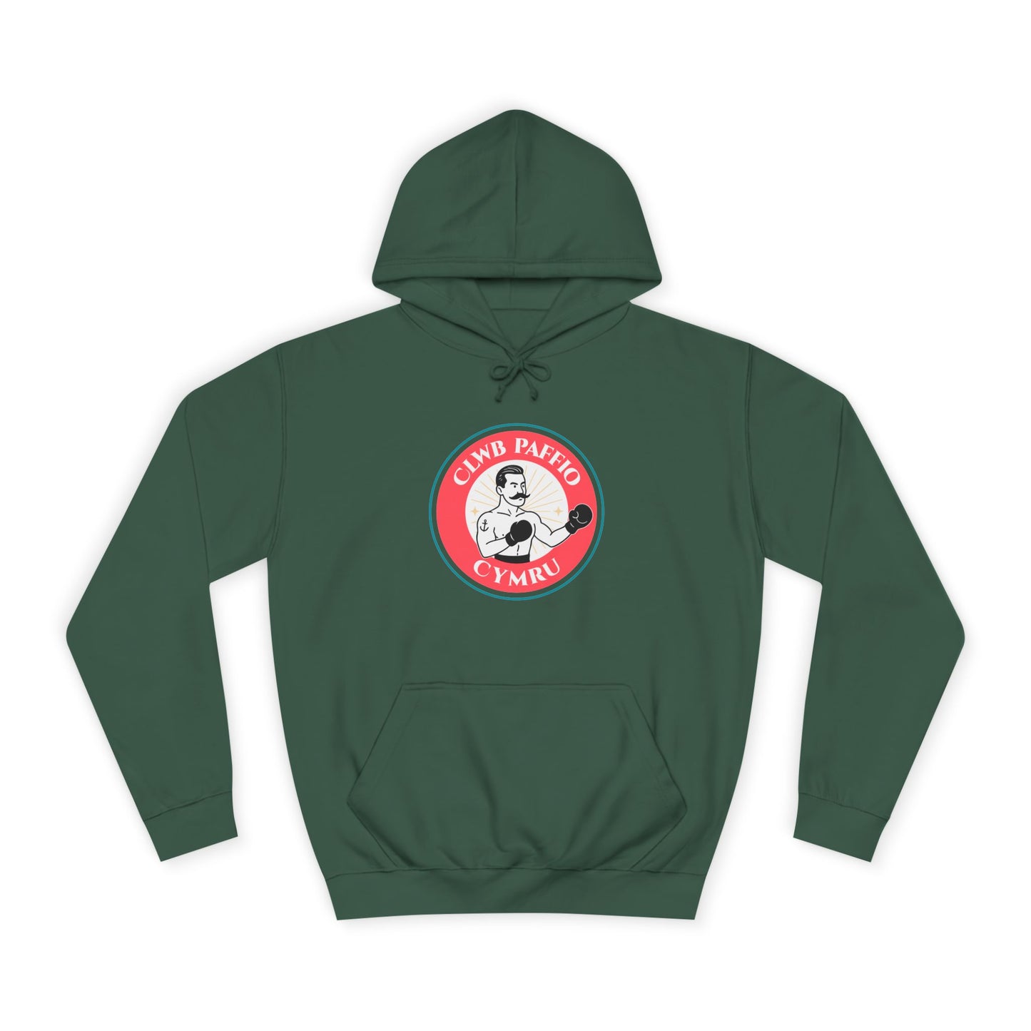 Clwb Paffio Cymru - Retro Boxing Unisex Hoodie