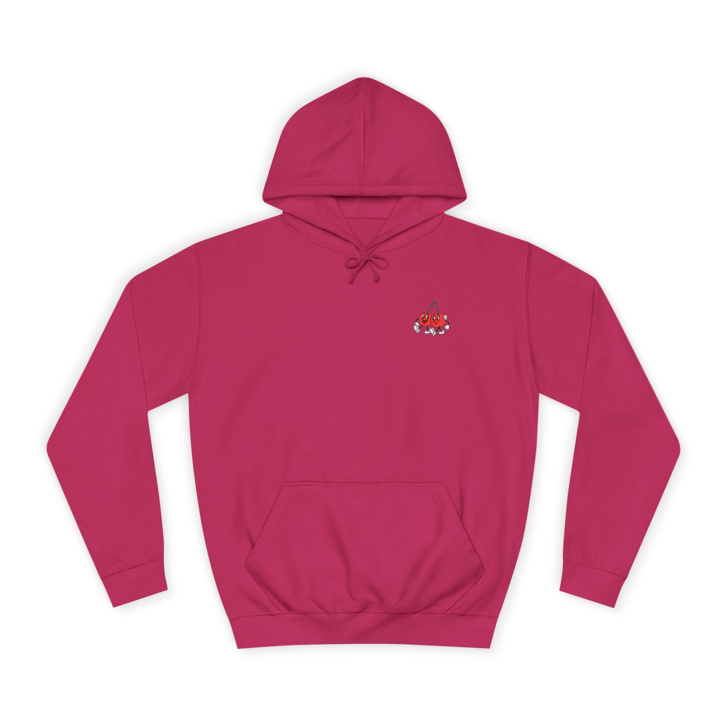 Retro Cherries Patagonia Unisex Hoodie - "Ceirios Trelew" (Double Sided)