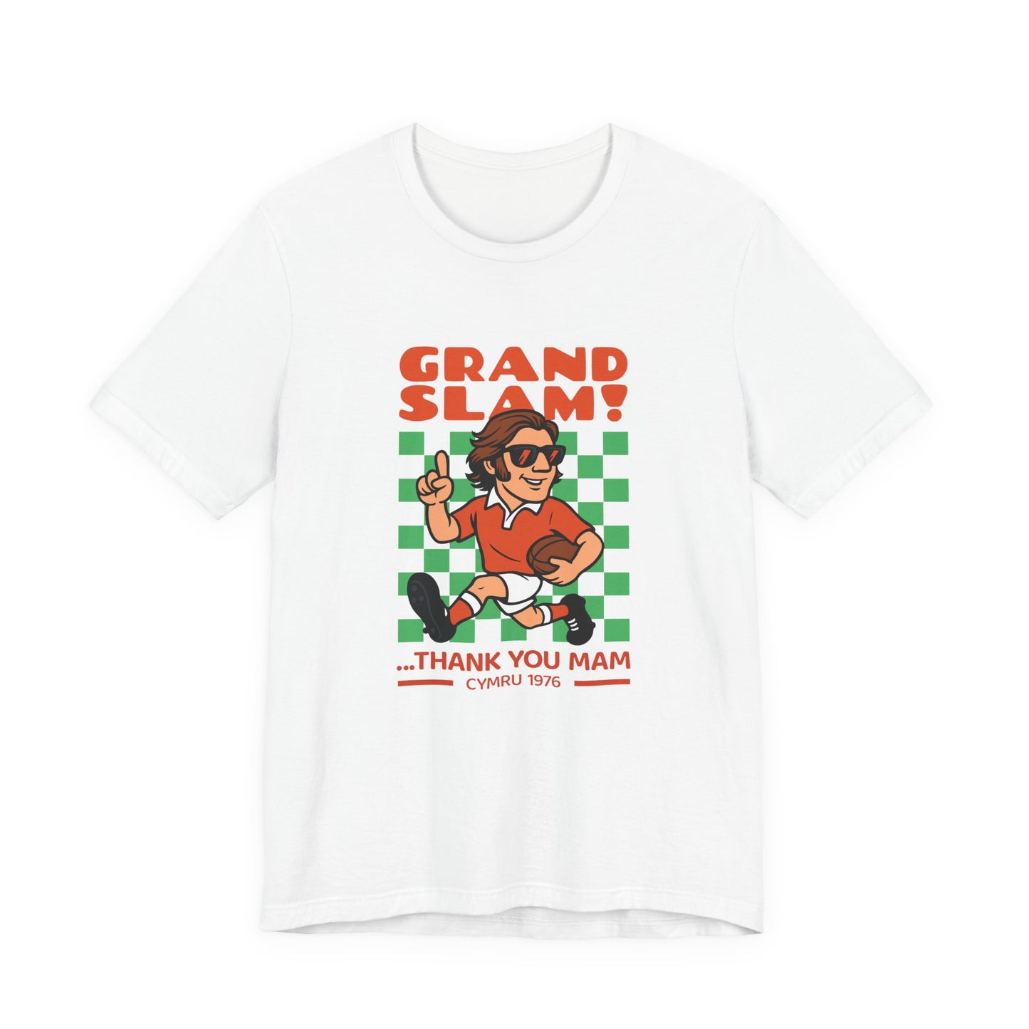 Vintage Wales 1976 Grand Slam Rugby T-shirt (unisex) - Retro Rugby Tee