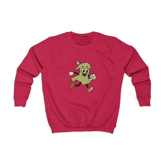 Kids Welsh Rugby Jumper - Retro Map Design
