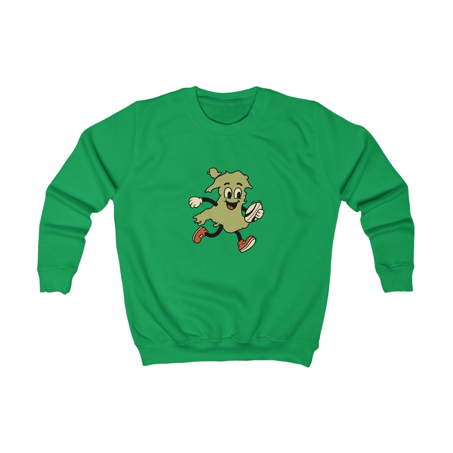 Kids Welsh Rugby Jumper - Retro Map Design