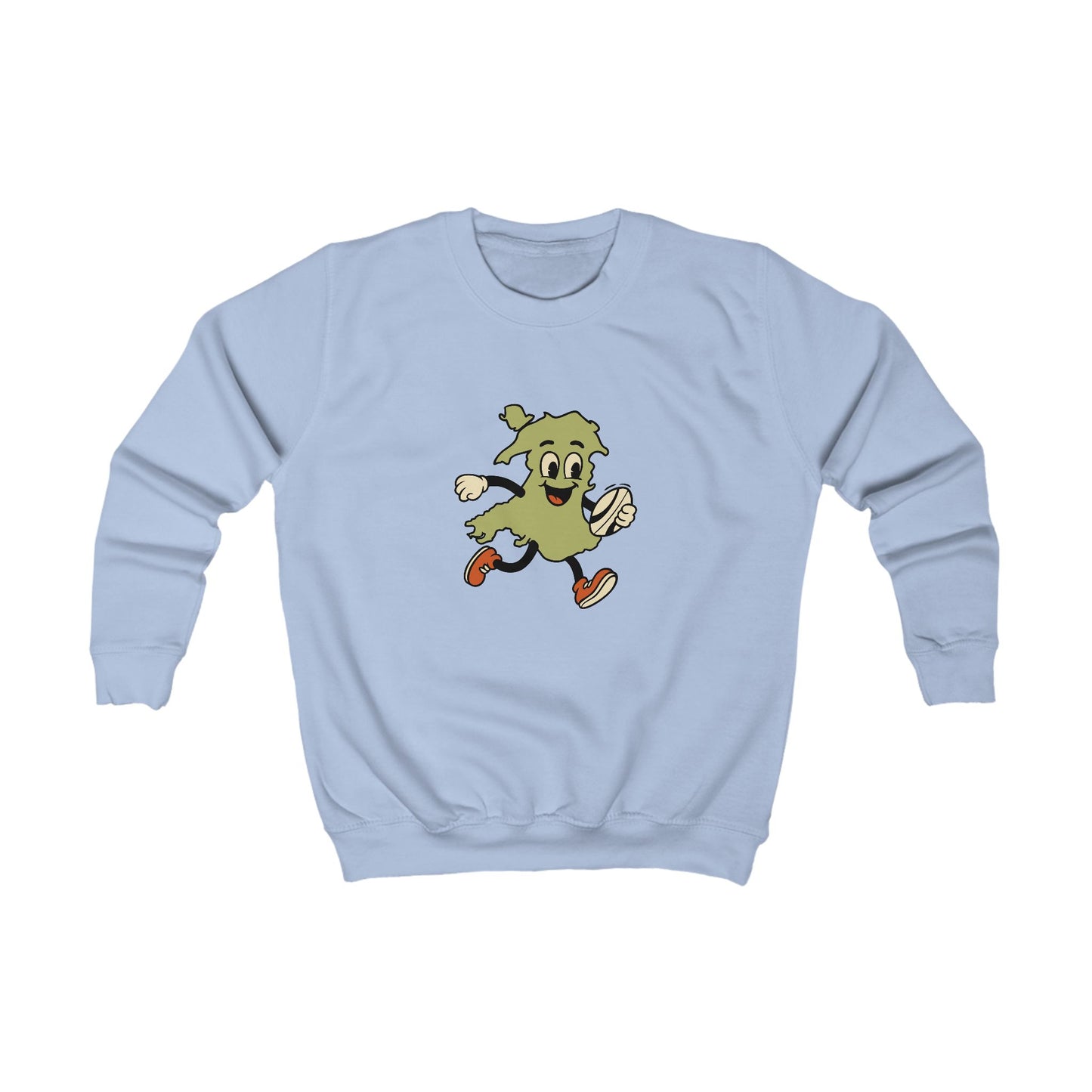 Kids Welsh Rugby Jumper - Retro Map Design