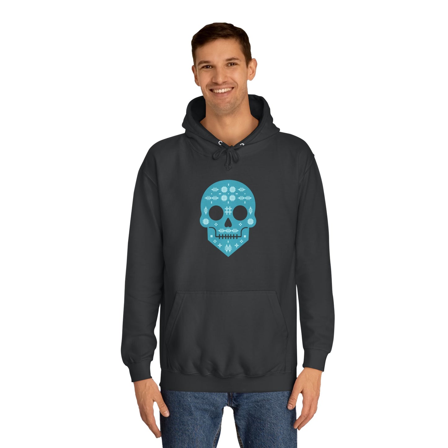 Day of the Dead Welsh Tapestry Skull Hoodie (Unisex)