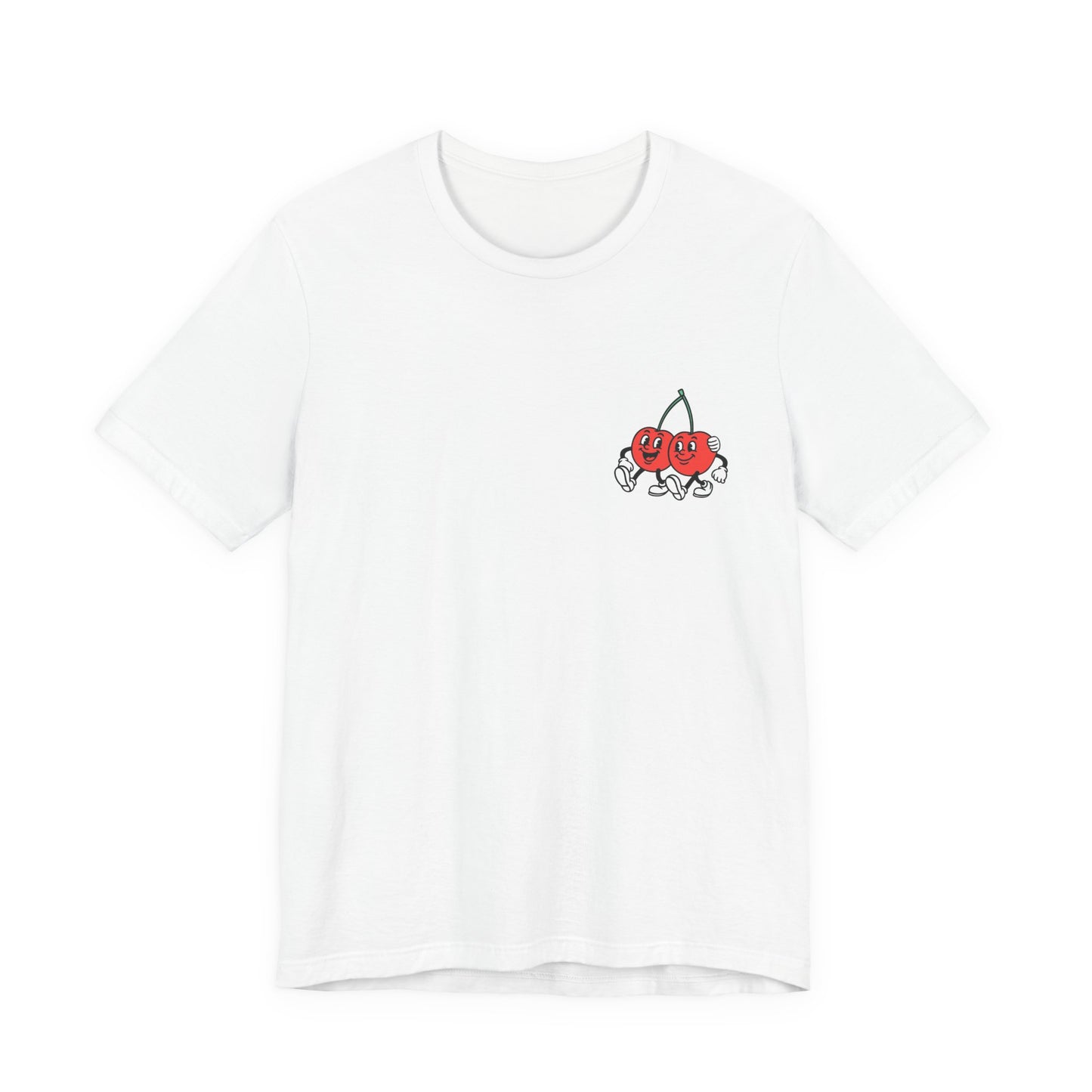 'Ceirios Trelew' Retro Cherries Patagonia Graphic Unisex Tee (Double Sided)