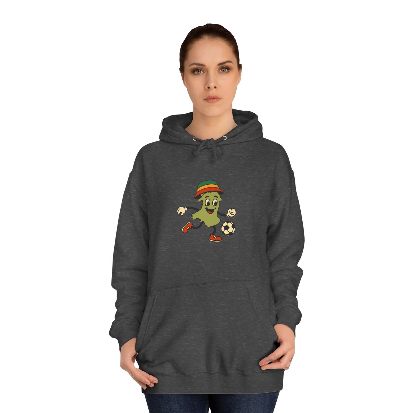 Retro Wales Map Football Hoodie (Unisex)