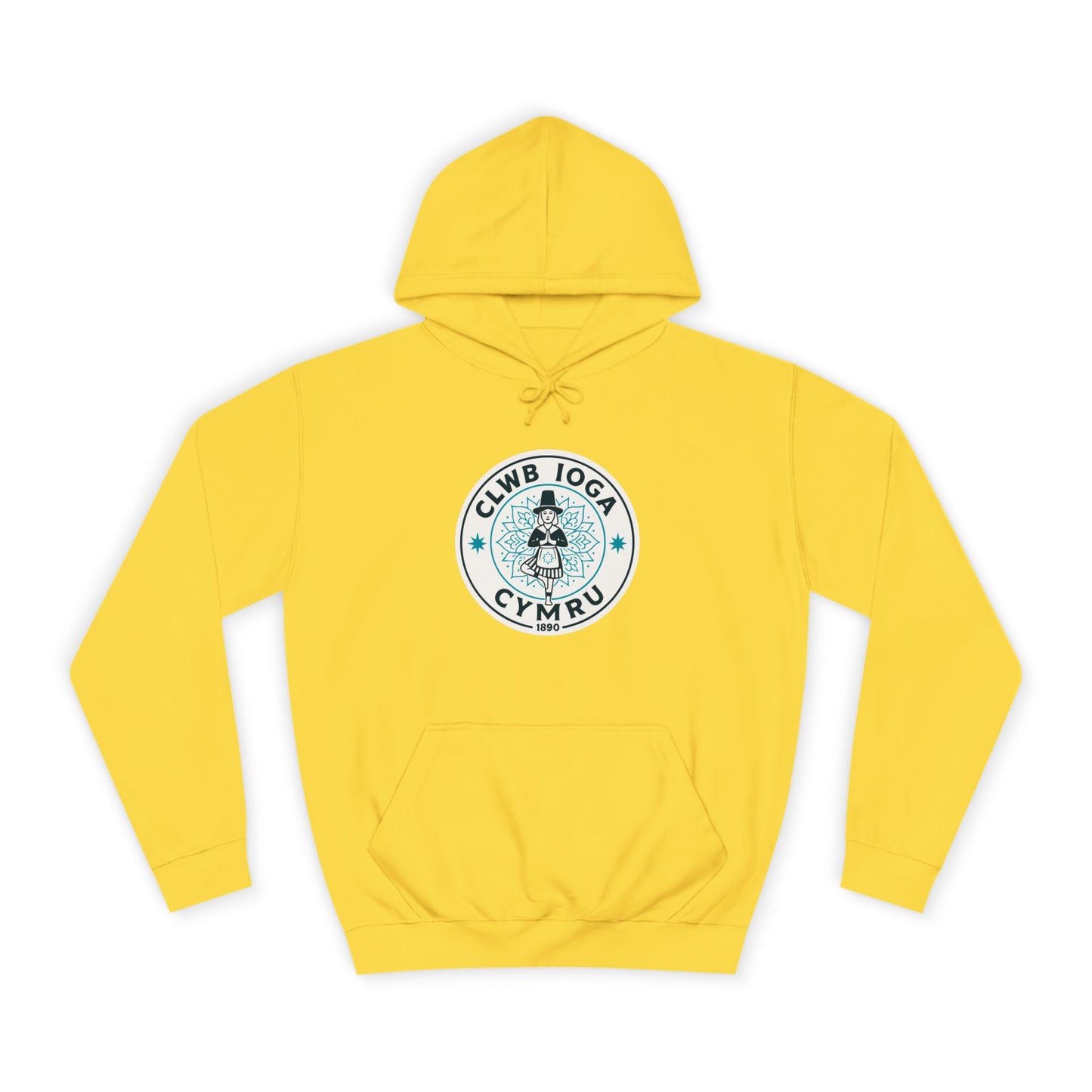 "Clwb Ioga Cymru" Vintage Unisex Hoodie