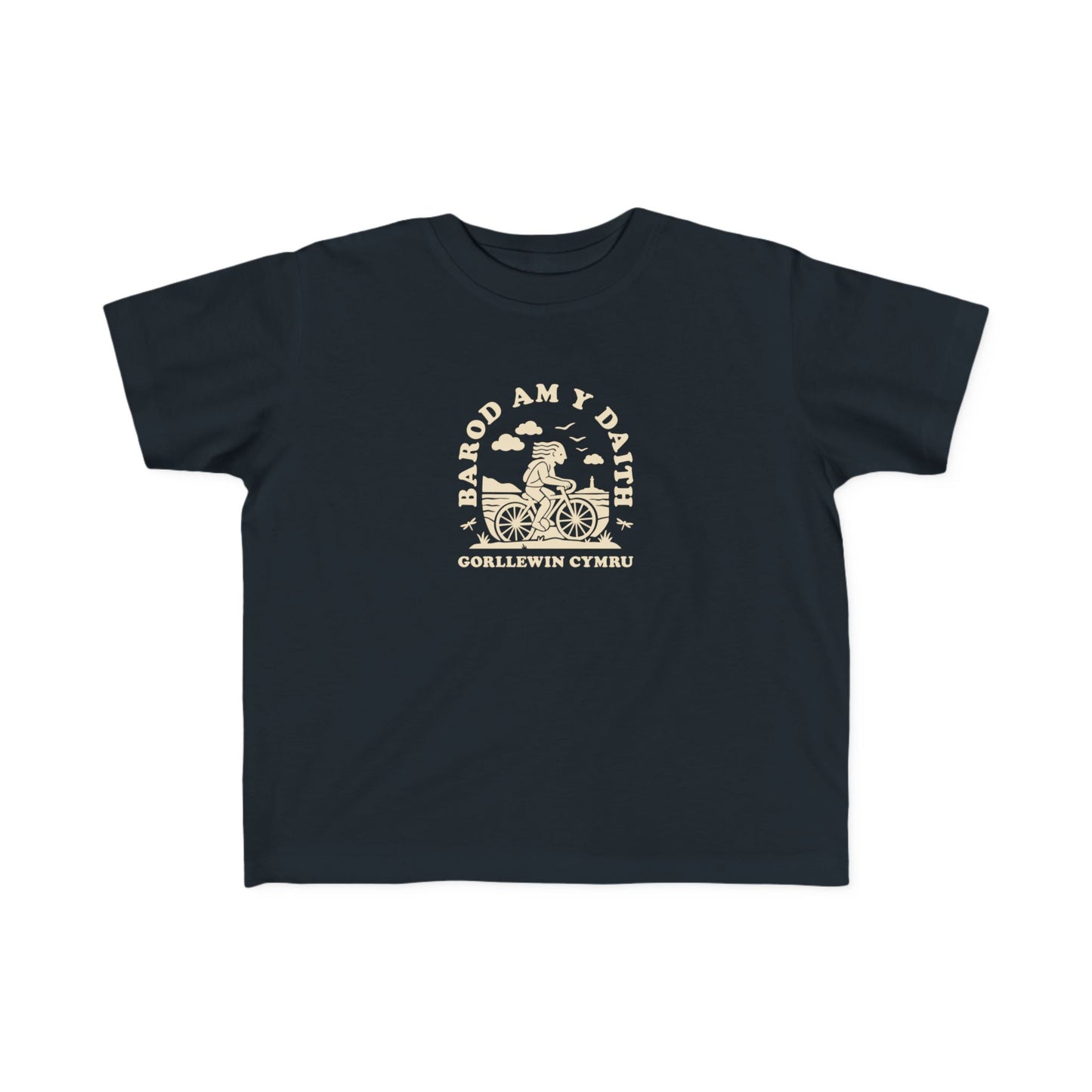 Toddler West Wales T-Shirt - 'Barod Am Y Daith'
