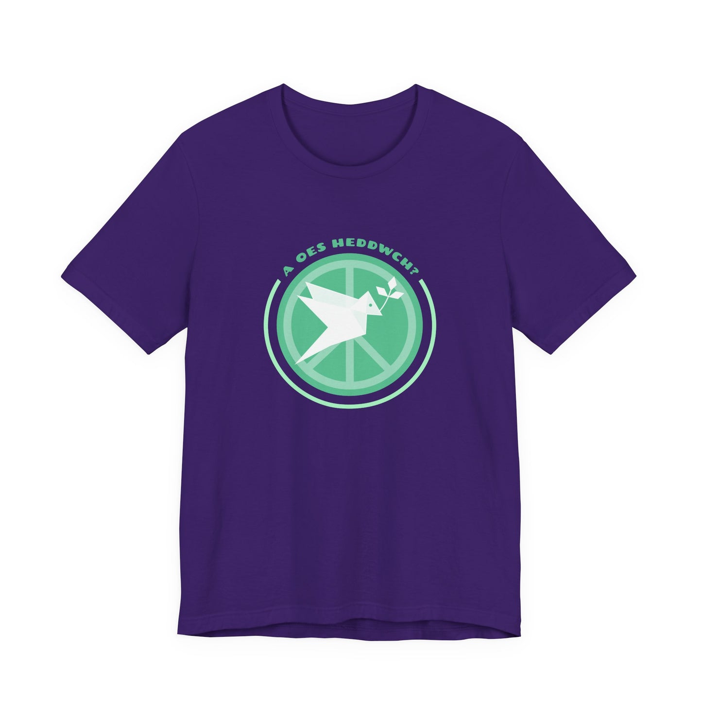 'A Oes Heddwch?' - Peace Dove Graphic Tee (Unisex)
