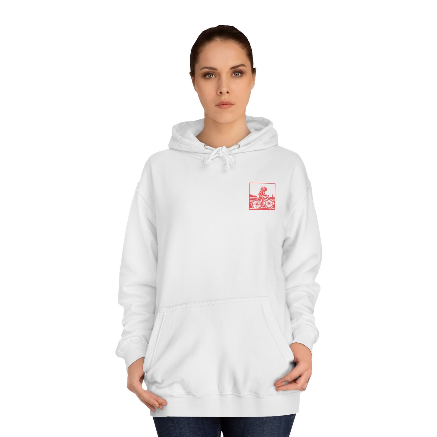 West Wales Cycling Unisex Hoodie - 'Barod Am Y Daith' (Double Sided)