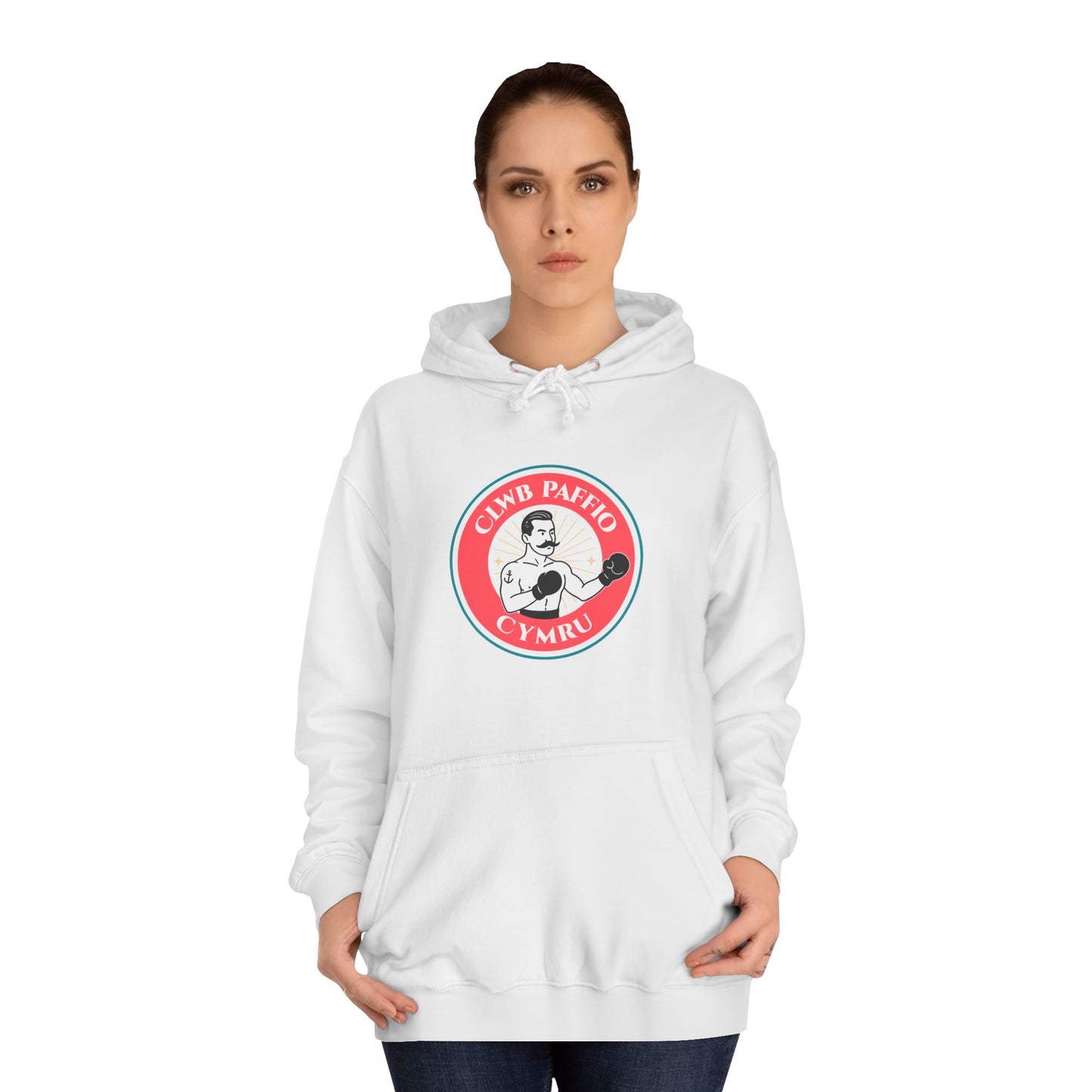 Clwb Paffio Cymru - Retro Boxing Unisex Hoodie