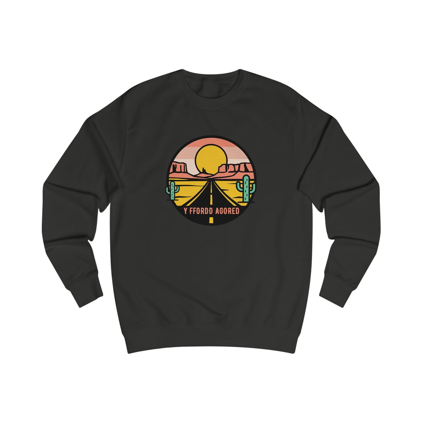 Desert Sunset Unisex Jumper – 'Y Ffordd Agored'